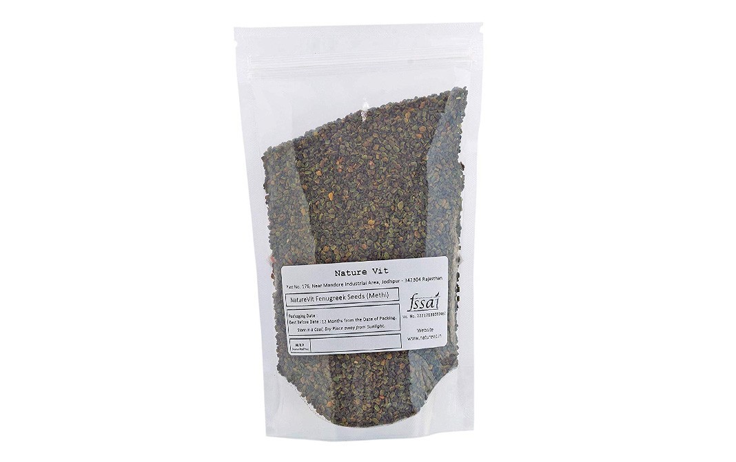 Nature Vit Green Methi Seeds, Fenugreek Seeds   Pack  900 grams